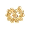 Perlen Anh&auml;nger/Brosche Gold/Wei&szlig;gold 585 - Privatbesitz