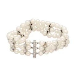 Perlen Armband Weißgold 585 - Privatbesitz