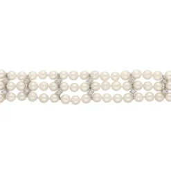 Perlen Armband Wei&szlig;gold 585 - Privatbesitz