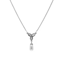 Perlen Collier "Art Nouveau" Silber 925