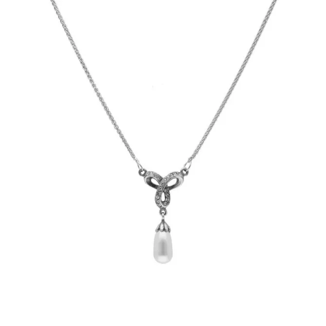 Perlen Collier "Art Nouveau" Silber 925