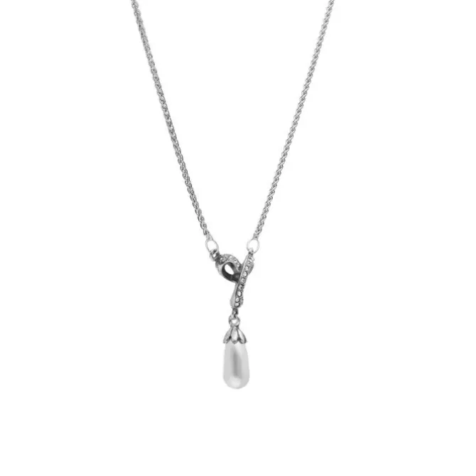 Perlen Collier "Art Nouveau" Silber 925
