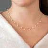 Perlen Collier Gold 585