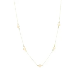 Perlen Collier Gold 585