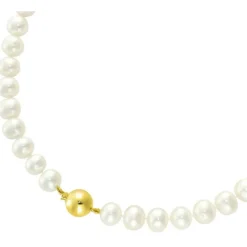 Perlen Collier Gold 585