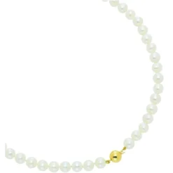 Perlen Collier Gold 585