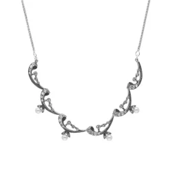 Perlen Collier "Victorian" Silber 925