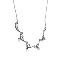 Perlen Collier "Victorian" Silber 925