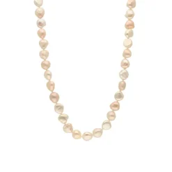 Perlen Collier Wei&szlig;gold 585