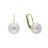 Perlen Ohrringe Gold 585