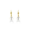 Perlen Ohrringe Gold 585