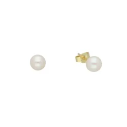 Perlen Ohrstecker Gold 585