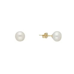 Perlen Ohrstecker Gold 585