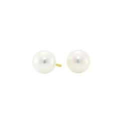 Perlen Ohrstecker Gold 585
