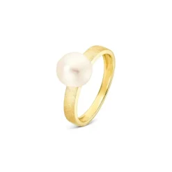 Perlen Ring Gold 585