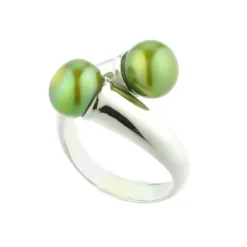 Perlen Ring Silber 925
