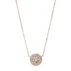 Perlmutt Collier "Vintage Glitz" Stahl ros&eacute; ionenplattiert