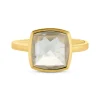 Quarz Ring Gold 585