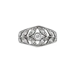 Ring "Art D&eacute;co" Silber 925