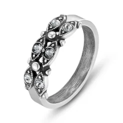Ring "Art Deco" Silber 925 Imitationssteine