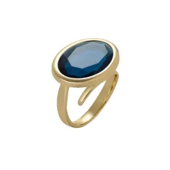 Ring "Caramelle Ovali" Silber 925 vergoldet