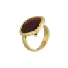 Ring "Kit e Monopietra" Silber 925 vergoldet