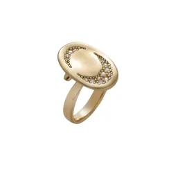 Ring "Ovali Preziosi" Silber 925 vergoldet