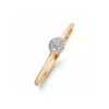 Ring Ros&eacute;gold 585 "Soft Peach" Brillanten 0,12 ct.