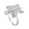 Ring "Schildkröte" Silber 925 Zirkonia