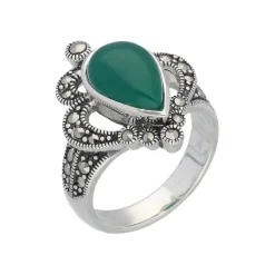 Ring Silber 925 Achat Markasite