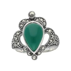 Ring Silber 925 Achat Markasite
