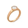 Ring Silber 925 ros&eacute; vergoldet Zirkonia