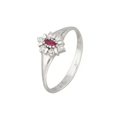 Ring Weißgold 750 - Gr. 54 - Privatbesitz