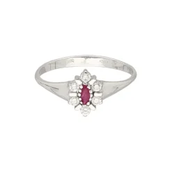 Ring Wei&szlig;gold 750 - Gr. 54 - Privatbesitz