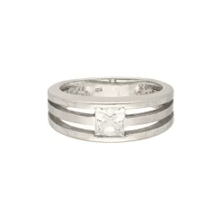 Ring Wei&szlig;gold 585 - Gr. 54 - Privatbesitz