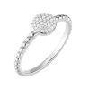 Ring Weißgold 585 Brillanten 0,08 ct.