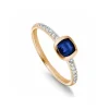 Saphir Brillant Ring Ros&eacute;gold 585 "Soft Peach"