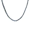 Saphir Collier Silber 925