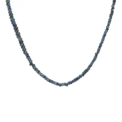 Saphir Collier Silber 925