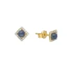 Saphir Ohrstecker Gold 585 Zirkonia