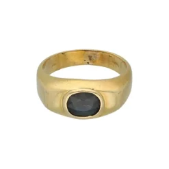 Saphir Ring Gold 750 - Gr. 58 - Privatbesitz