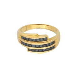 Saphir Ring Gold 750 - Gr. 54 - Privatbesitz