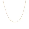 Schlangenkette Ros&eacute;gold 585 0,9 mm