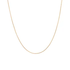Schlangenkette Ros&eacute;gold 585 0,9 mm