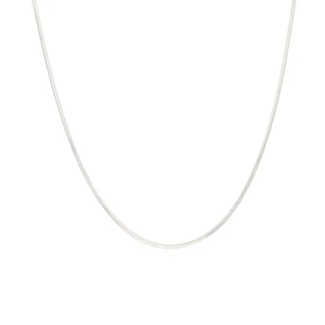 Schlangenkette Silber 925 diamantiert 1,5 mm