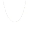 Schlangenkette Wei&szlig;gold 585 diamantiert 0,8 mm