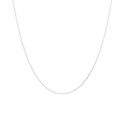 Schlangenkette Wei&szlig;gold 585 0,9 mm