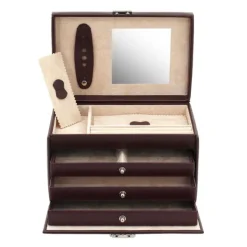 Schmuckbox weinrot
