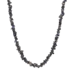 Schmuckstein Collier Metall