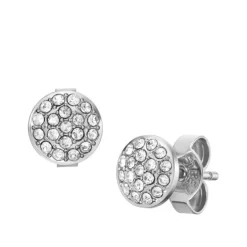 Set Collier/Ohrstecker Stahl gold ionenplattiert